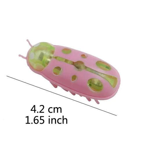 Funny Electric Bugs Catnip Toy Automatic Tunnel Mini Robot Bug