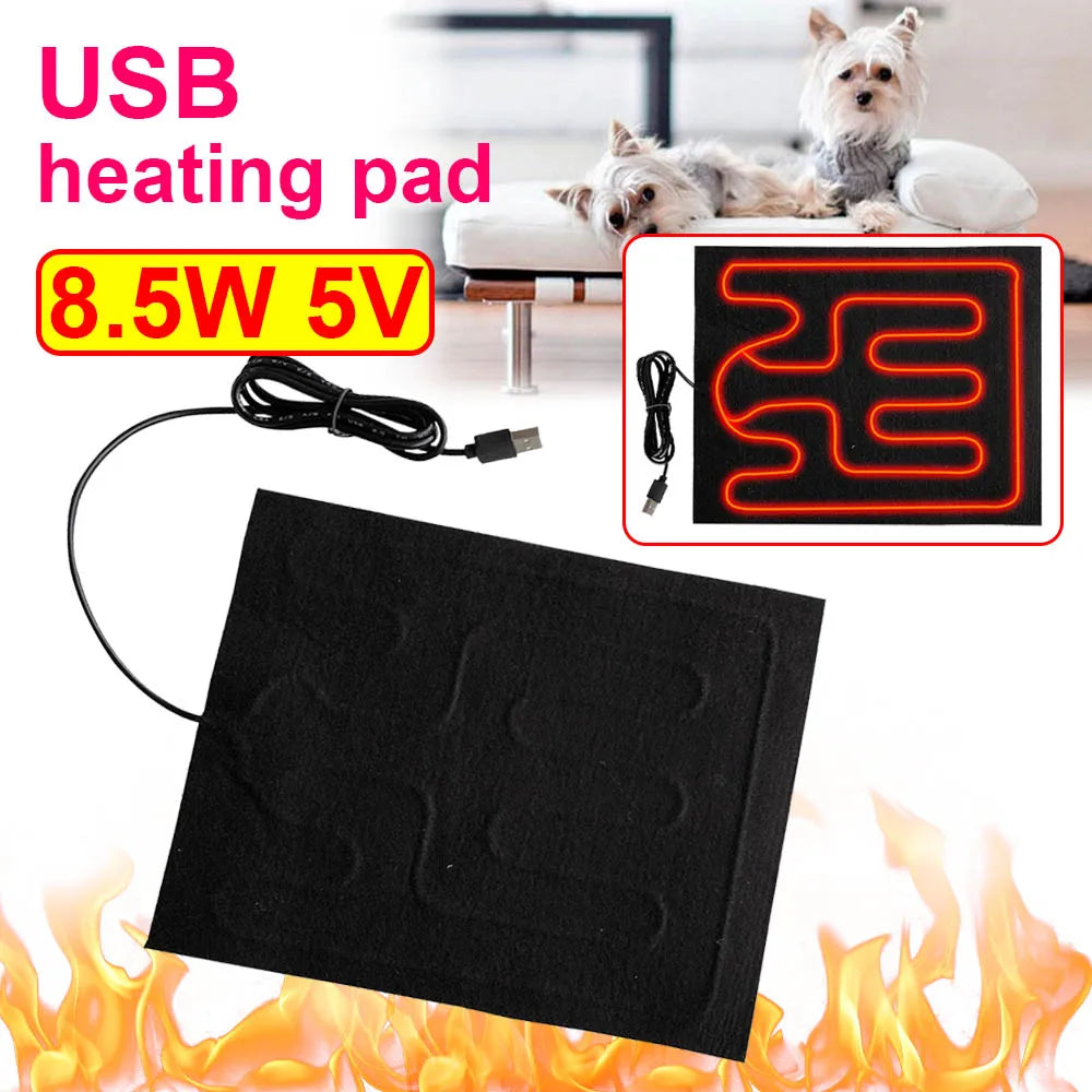 USB Folding Heated Sheet Heating Winter Warm Pad Cushion Waterproof