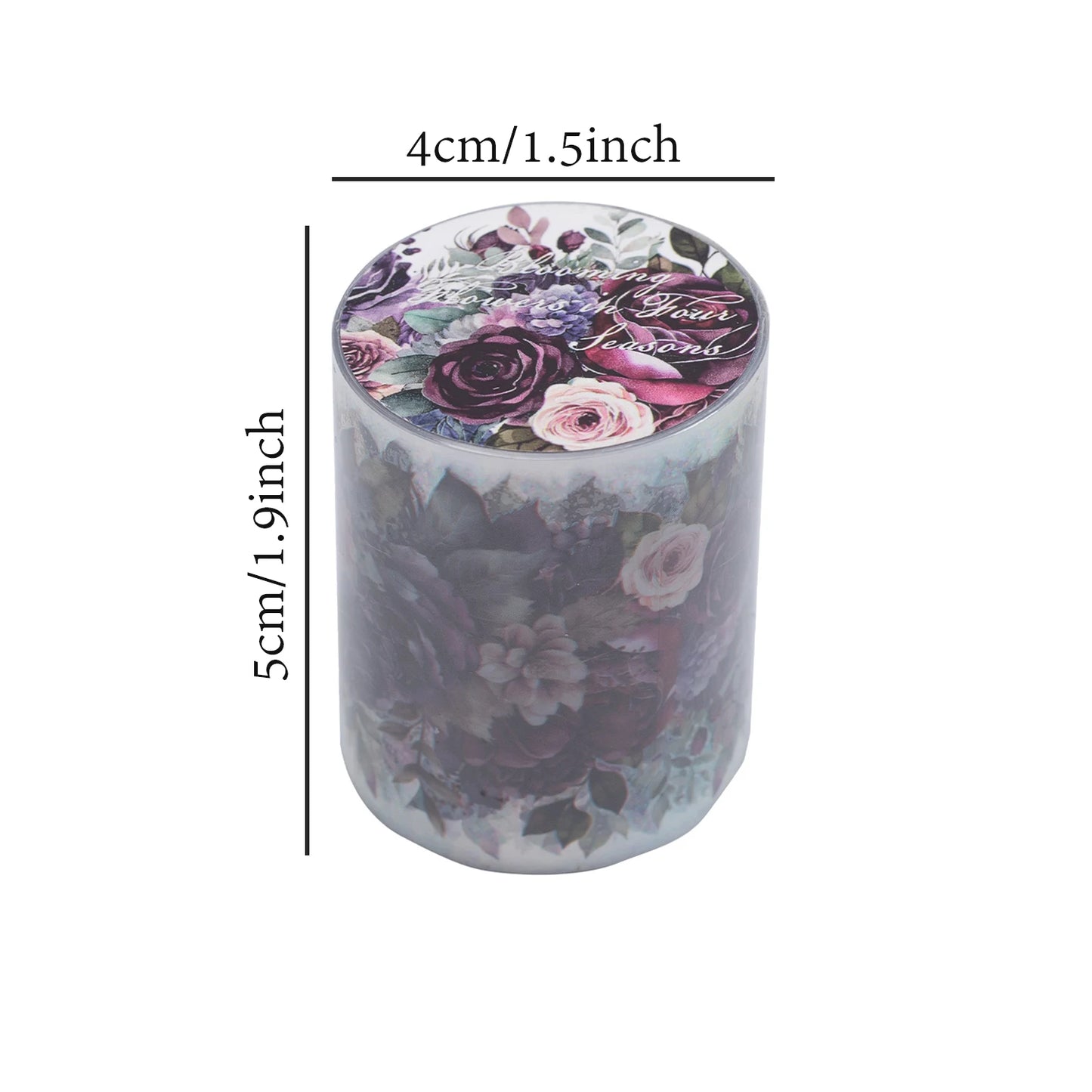 200cm/Roll PET Tape Flowers Four Seasons Series Plant Landscaping