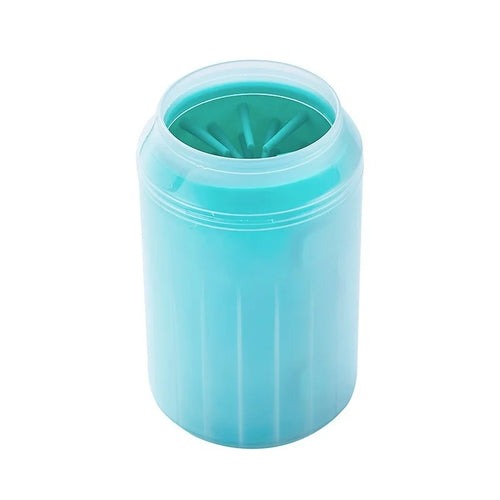Portable Dog Paw Cleaner Cup with Soft Silicone Combs Outdoor Pet Foot