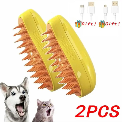 3 in 1 Pet Brush Cat Steam Brush Comb Dog Brush Electric Spray Cat