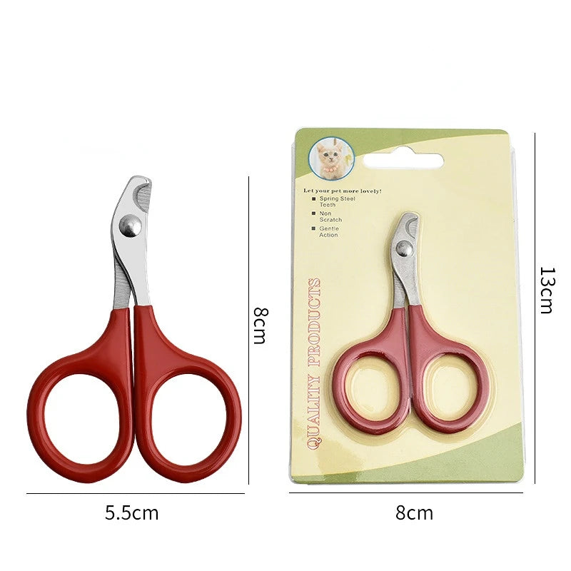 Professional Cat Nail Scissors Pet Dog Nail Clippers Toe Claw Trimmer