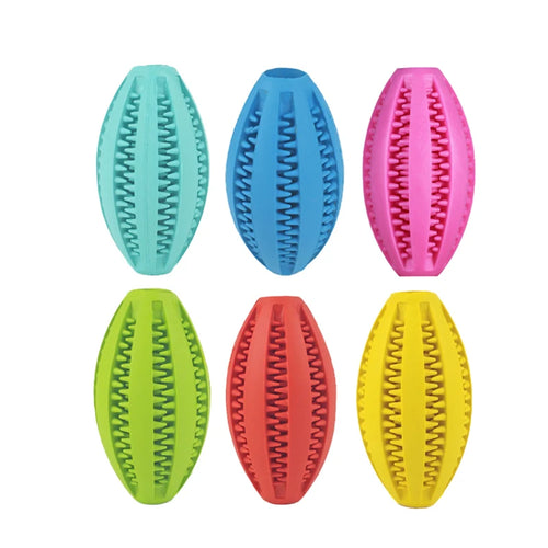 Pet Dog Chew Toys Teeth Cleaning Snack Ball Pet Dog Toy Ball Natural