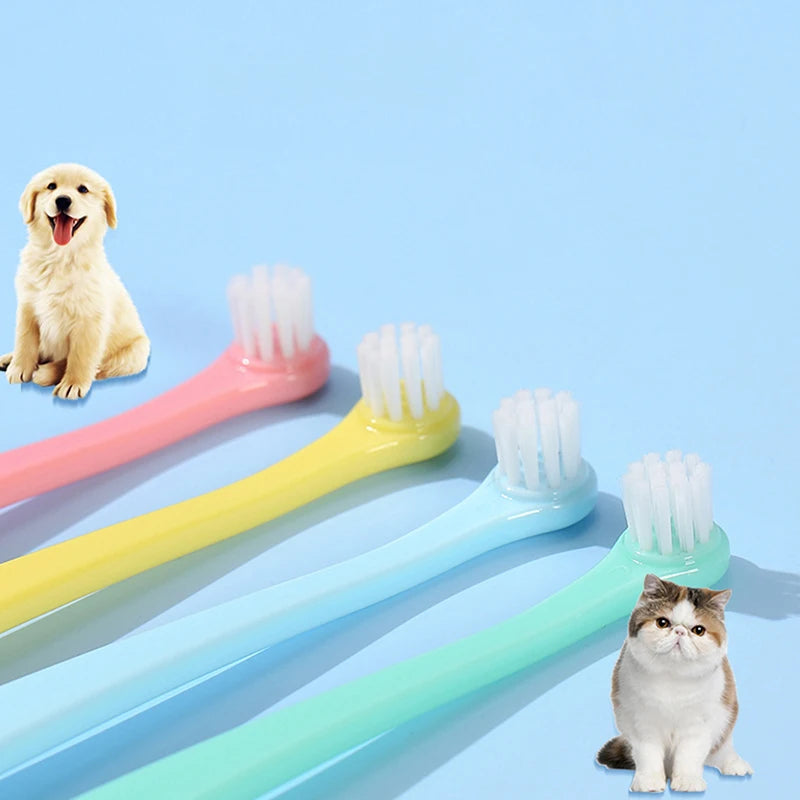 Dog Toothbrush Dog Teeth Cleaning Small Head Brush for Dogs Teeth