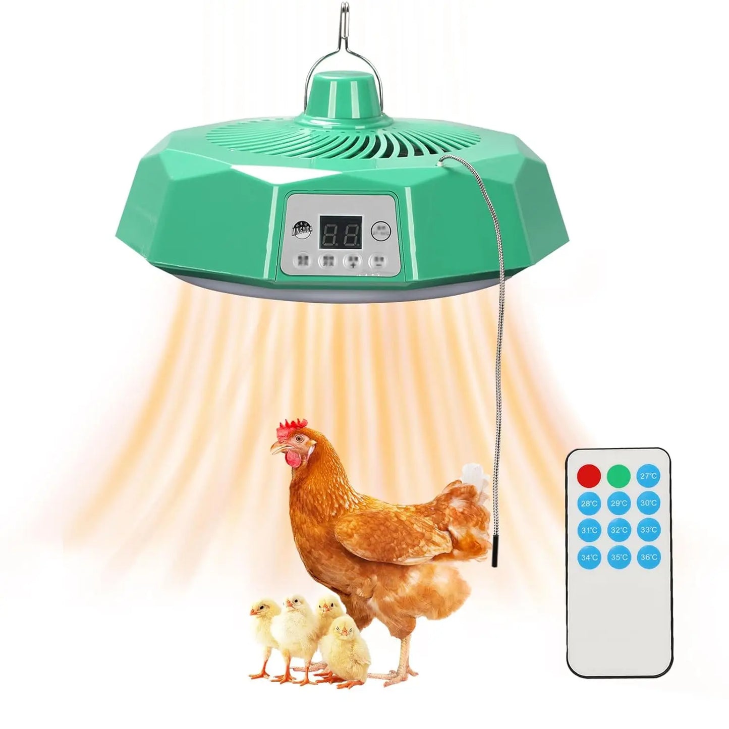 220V Pet Intelligent Heating Lamp Farm Temperature Control Air Warming