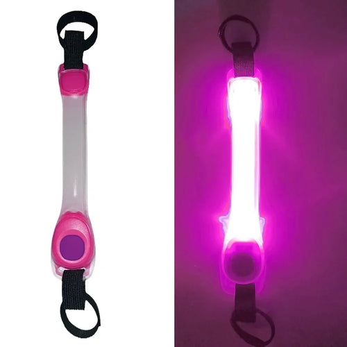 Waterproof Dog Anti-Lost Safety Glowing Collar,Multi-Color Pendants