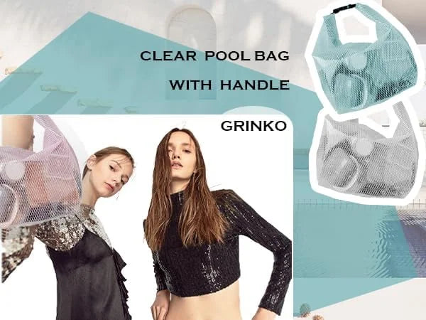 Clear Travel Toiletry Bags Waterproof Makeup Bag Mesh Travel Organizer