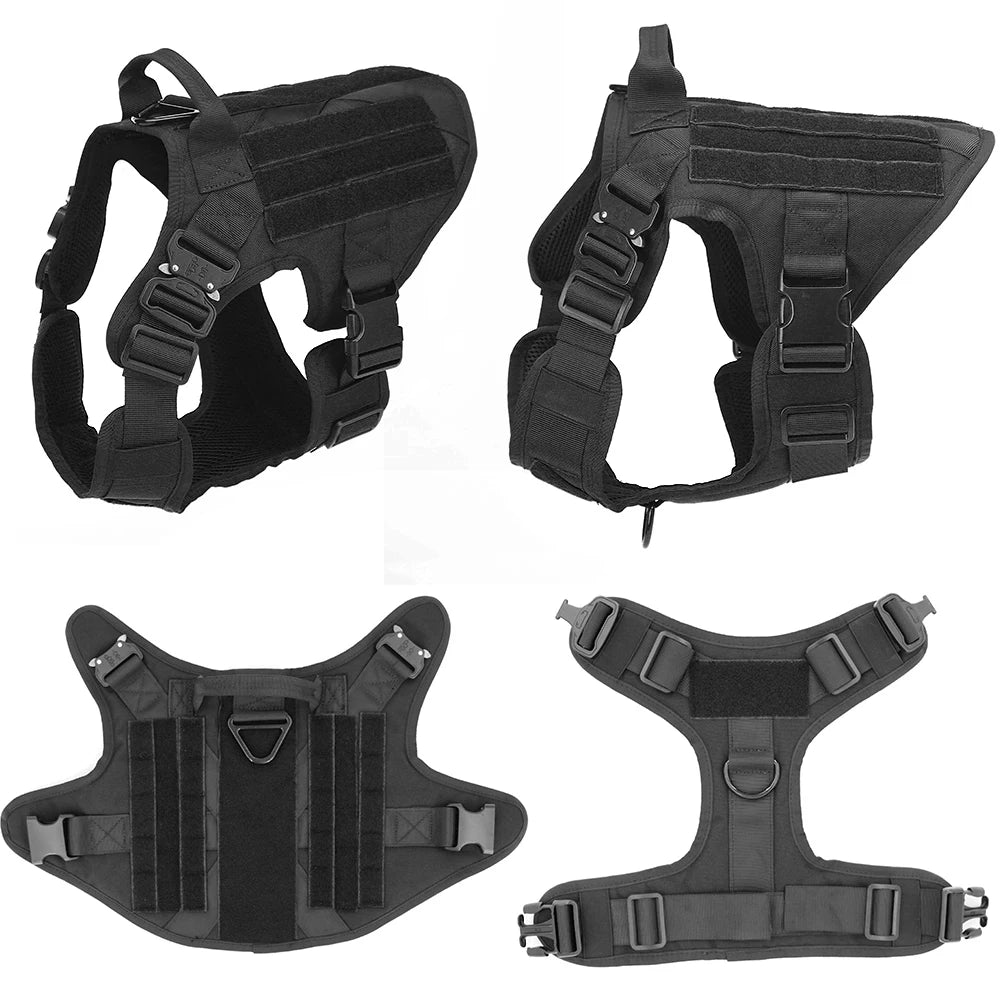 Military Large Dog Harness Pet German Shepherd K9 Malinois Training
