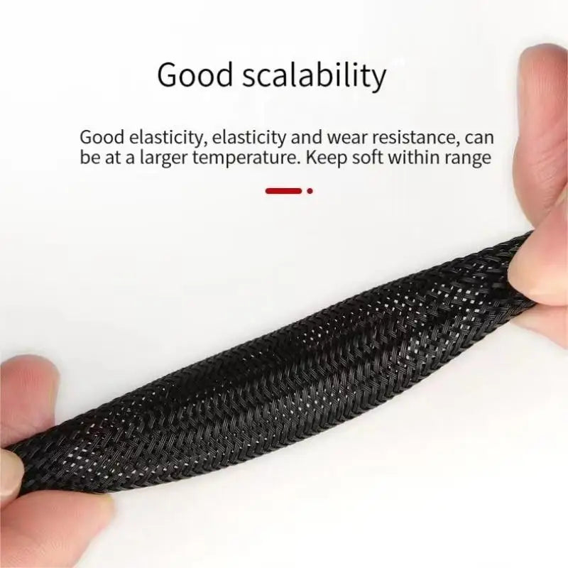 PET Elastic Woven Wire Mesh Black Encrypted Flame Retardant Woven Wire