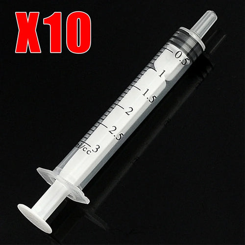 1ml 2.5ml 3ml 5ml 10ml 20ml 30ml 50ml 10Pcs Disposable Syringe pet No