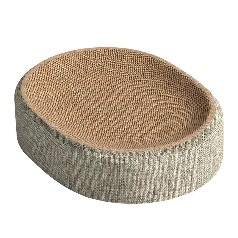 Oval Shape Scratch Pad For Cats sisal Scratching Cat Bed