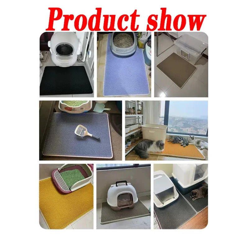 Large Size Cat Litter Mat Waterproof Pet Toilet Cat Litter Trapping