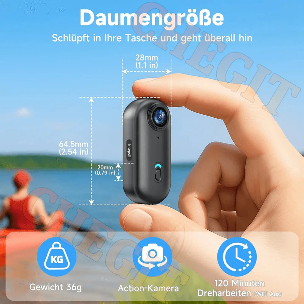 4K Motorcycle Mini Recorder Finger WIFI Action Camera Lightweight POV