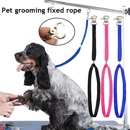 Adjustable Pet Grooming Fixed Rope Quick Release Lock Clip for Dog Cat