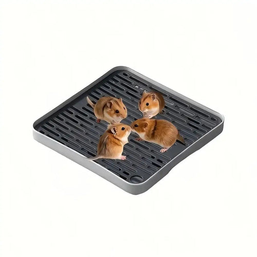 1pc Rabbit Litter Box Small Pet Toilet Tray Bunnie Corner Toilet Box
