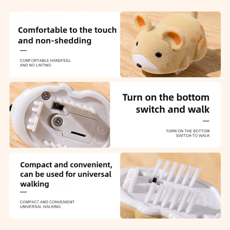 Cat Toys Intelligent Simulation Electric Hamster Cat Self Hi Soothing
