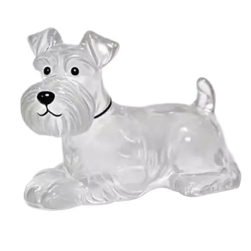 Clear Pet Hair Keychain Cute Dog Fur Keepsake Holder Creative