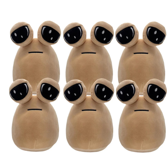 1-6Pcs 22Cm Anime Game The Maw My Pet Alien Pou Kawaii Cartoon Plush