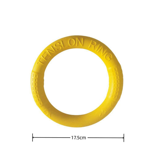 1pc Orange Dog Toys Pet Flying Disk Training Ring Puller EVA