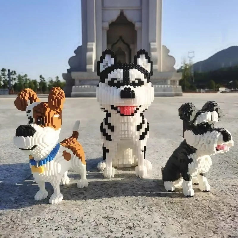 5000 Pcs Pet Dog Building Blocks Holiday and Birthday Gifts Party