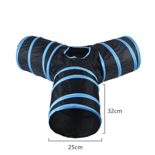 Hot Foldable Cat Tunnel Tube Interactive Fun Kitty Training Toy