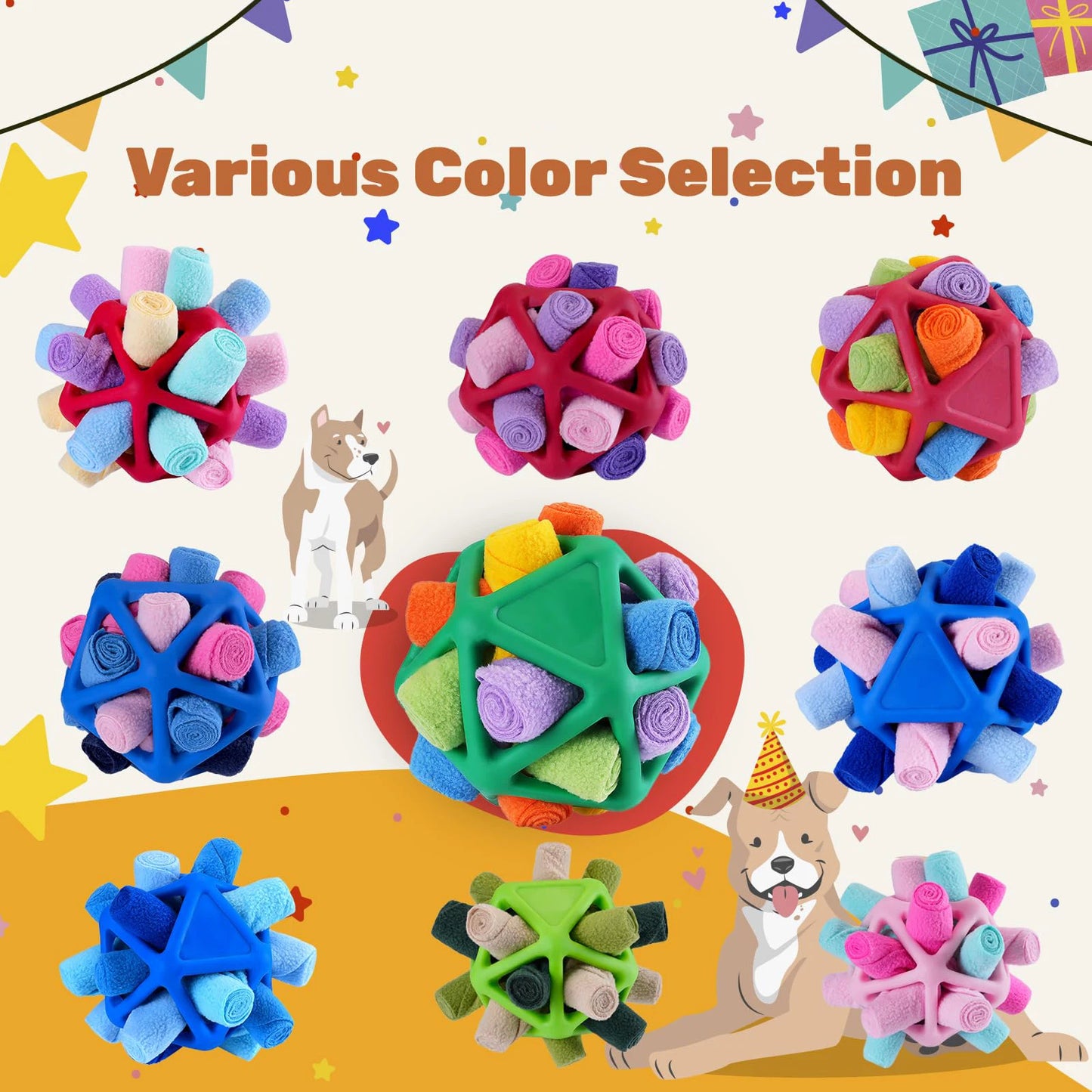 Dog Sniffing Ball Innovative Pet Shaking Training Toys for Pet