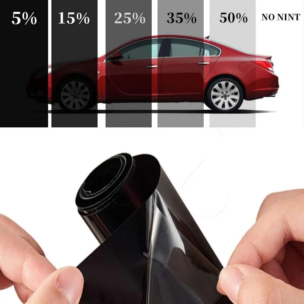 50x3m Car Windshield Sun Visor Strip Tint Film Front Glass VLT 1%-50%