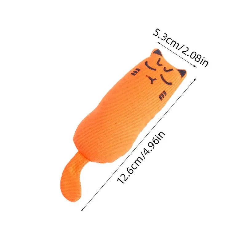 Catnip Toys Cute Thumb Plush Pillow Teeth Grinding Bite-resistant