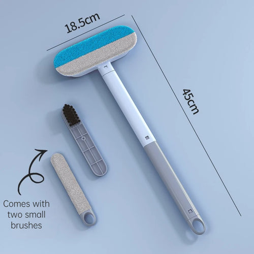 Long Handle Pet Hair Remover Brush Static Cat Hair Cleaner for Carpets