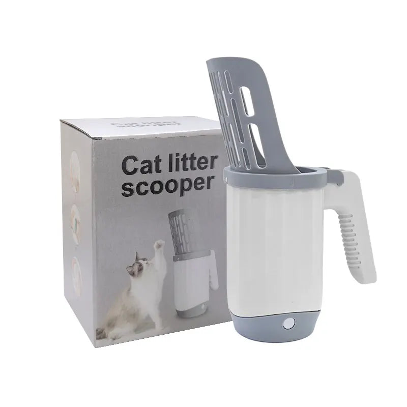 3Rolls Pet poop bags Cat Litter Shovel Scoop with Refill Bag Filter