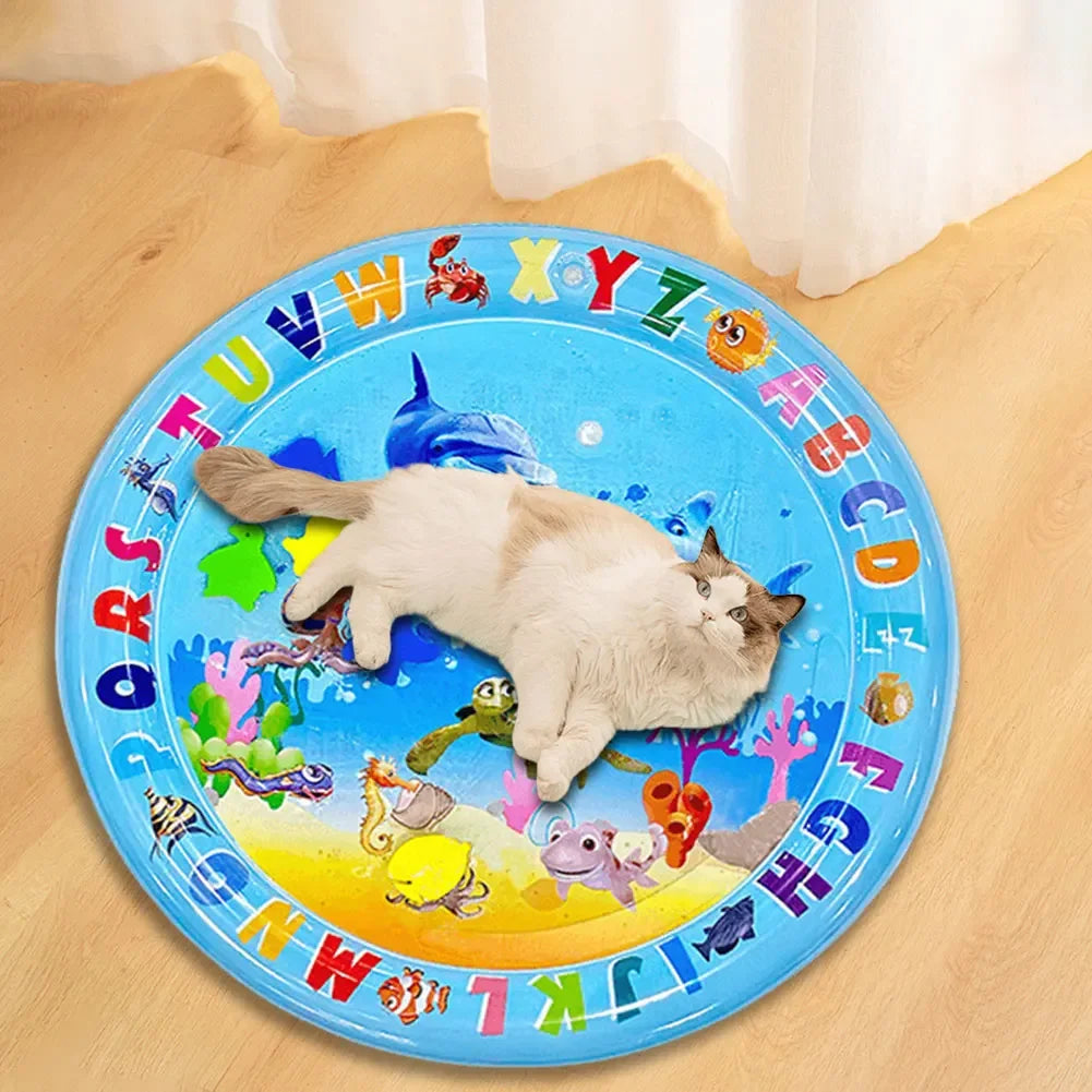 Sensory Water Mat Thickened Sensor Play Water Sensor Cat Mat Pet