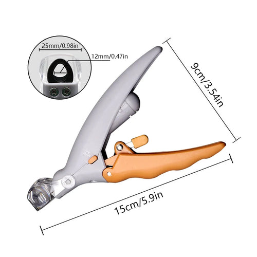 1PC Pet Nail Clipper with LED Light Dog Cat Special Nail Clipper