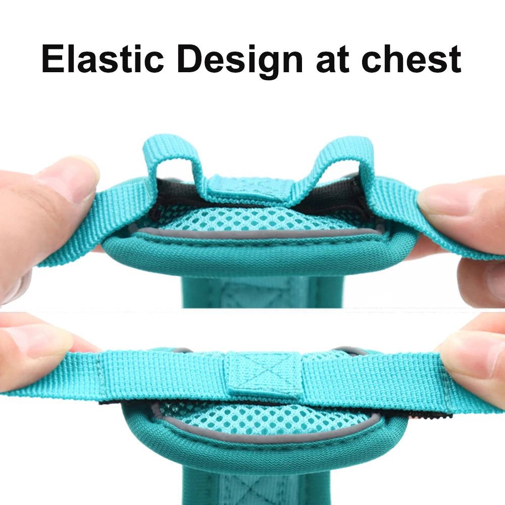 Cats Harness Leash For Small Dogs Cat Outdoor Reflective Adjustable