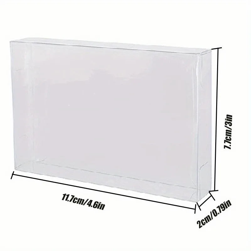 For N64 gaming cartridge case - ultra-thin 0.3mm PET protective case,