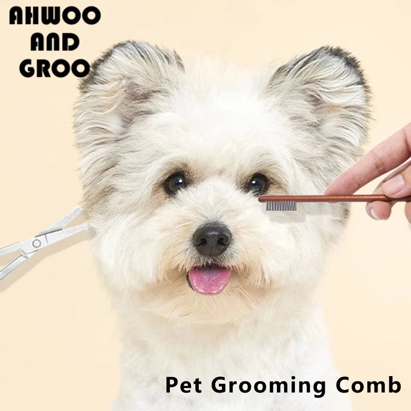 Pet Woodiness Facial Cleaning Comb Removes Tear Stains Eye-poop Comb