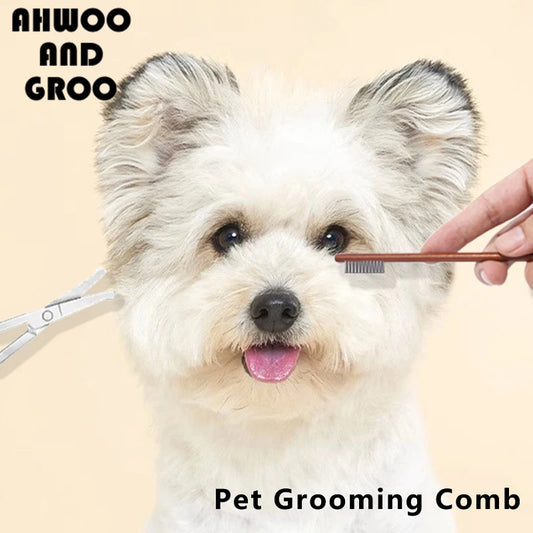 Pet Woodiness Facial Cleaning Comb Removes Tear Stains Eye-poop Comb
