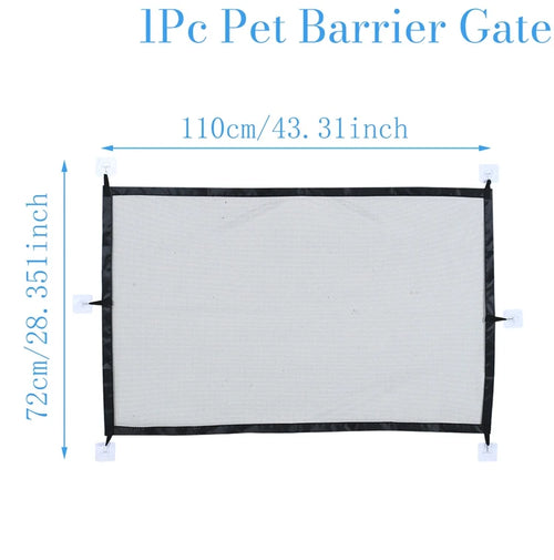 Pet Dog Barrier Fences With 6pcs Hook Pet Isolated Network Stairs Gate