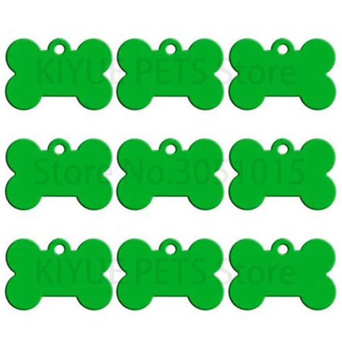 Wholesale 20Pcs Classic Bone Dog ID Tag Pet Tags Custom Anti-Lost