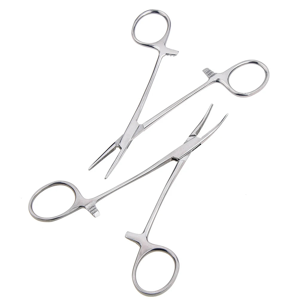 Hand Tool 12.5 16 18cm Hemostatic Forceps Pet Hair Clamp Fishing