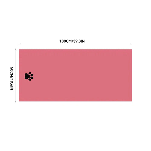 3 Size Options Microfiber Pet Bath Towel Embroidered Super Soft