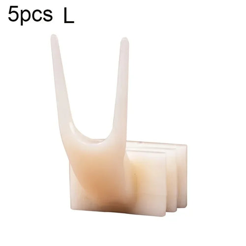 5pcs Durable PP Material Bird Cage Fruit Forks, Parrot Feeding