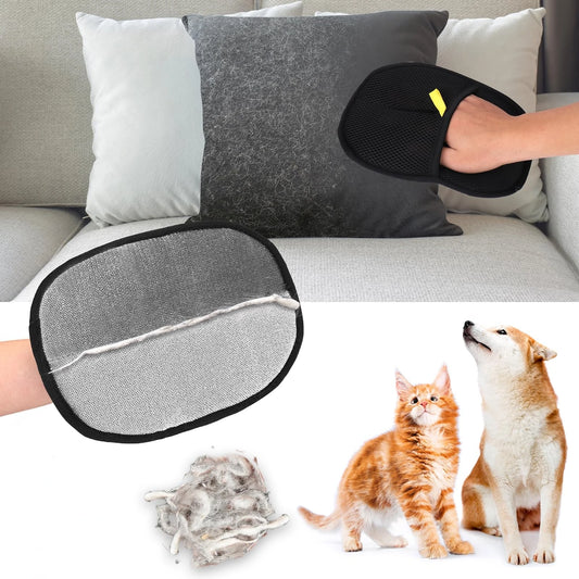 Double-Sided Pet Grooming Gloves, Cat Grooming Gloves, Pet Grooming