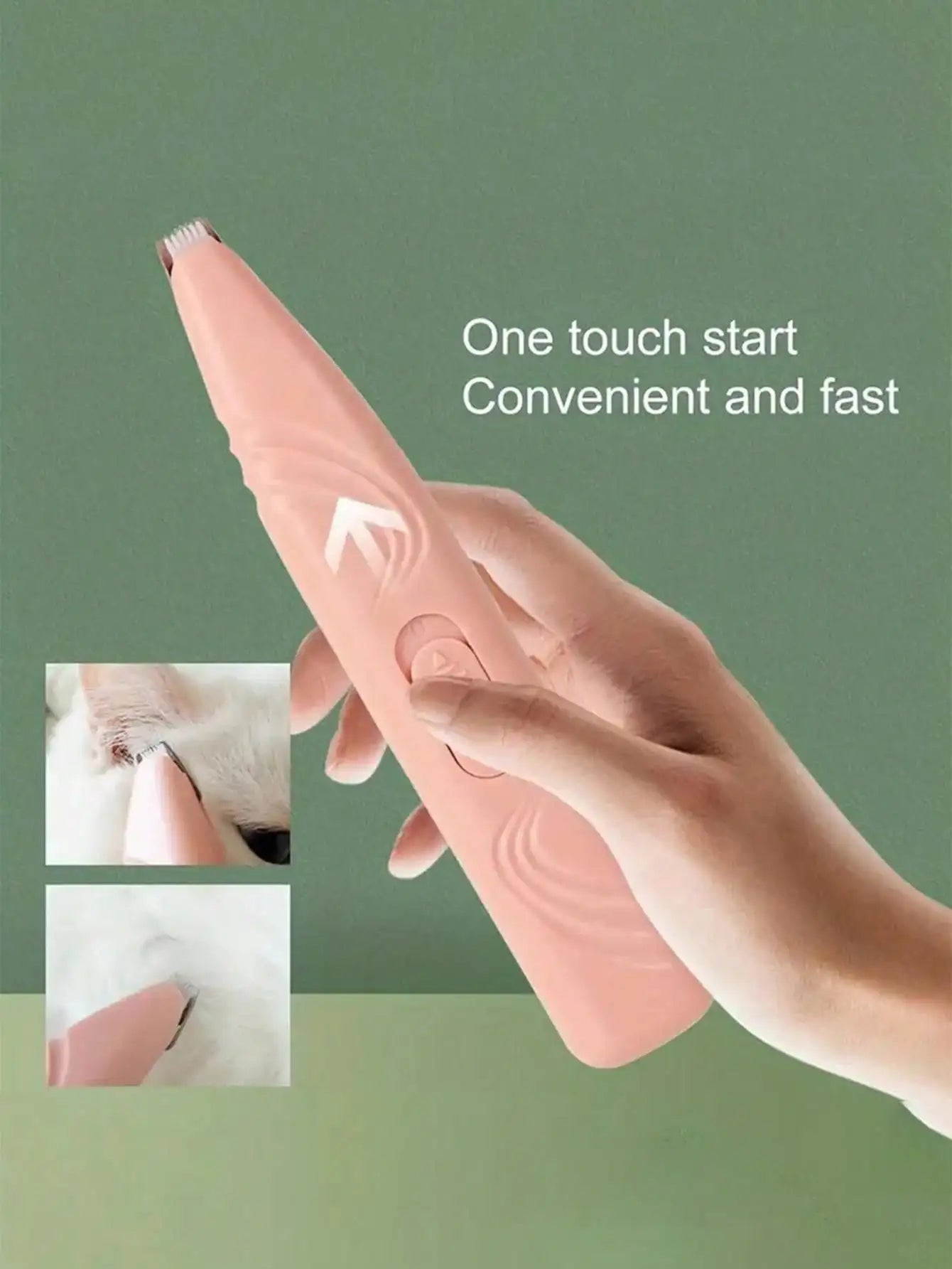 1 non battery pet shaver electric clipper suitable for cats and dogs.