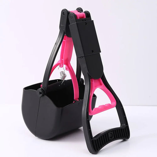 Pooper Scooper For Dog Jaw Clamp Heavy Duty Long Handle Poop Scooper