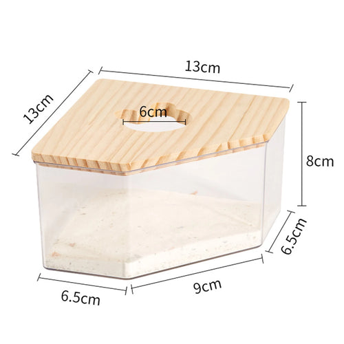 Hamster Bathroom House Clear Hamster Sand Box Bathtub Bathroom Toilet