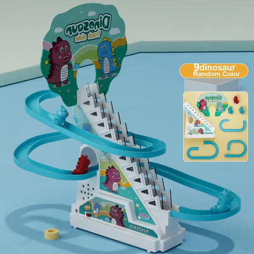 Baby Toys Electric Duck Track Slide Toys Boys Girls Electric Climbing