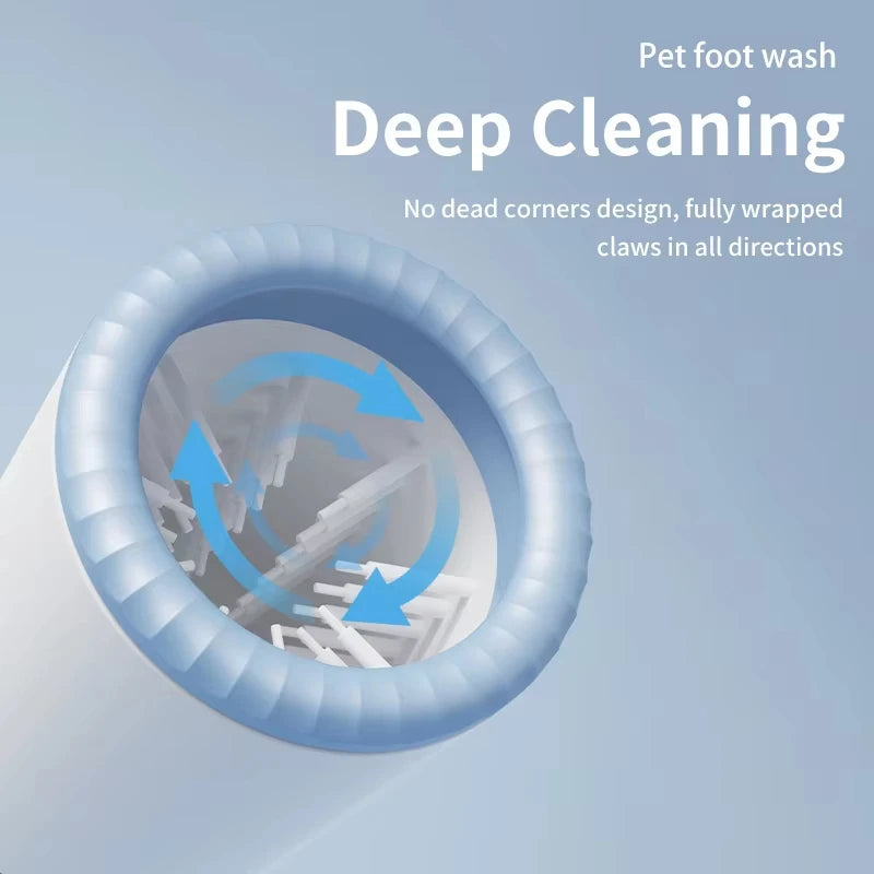 Pet Foot Washing Machine Electric Pet Paw Cleaner Automatic Dog Quick