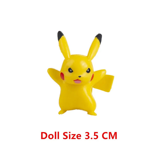 New Pokemon 4-13Cm Cartoons Movie Anime Figure Pikachu Lucario Mewtwo