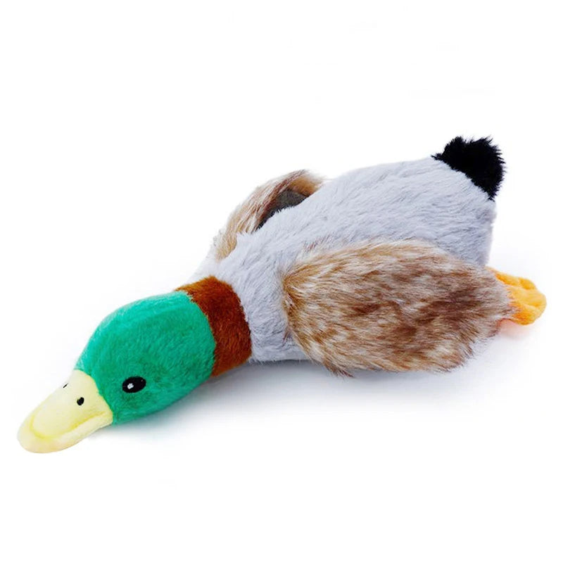 Cute Plush Duck Sound Toy Stuffed Squeaky Animal Squeak Dog Toy