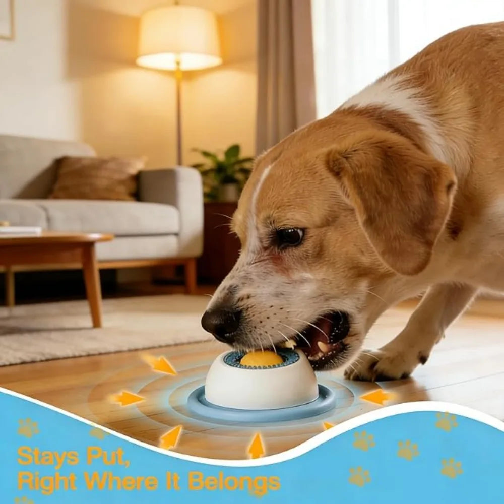Dog/cat licking bowl, pet licking toy slow food bowl, non-slip licking